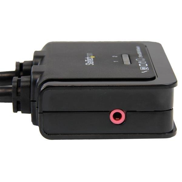 STARTECH.COM  Switch Commutateur KVM 2 Ports USB, HDMI avec Audio et Câbles pour 2 PC sur 1 écran - Auto Alimenté 