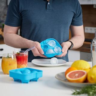 B2X Lot de 2 moules à glaçons en silicone  