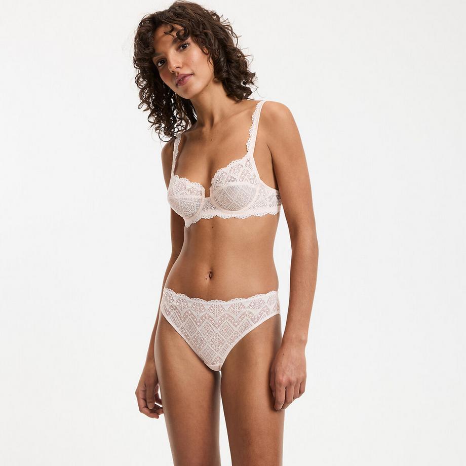 La Redoute Collections Lison Lot de 2 Culottes Tout Dentelle  