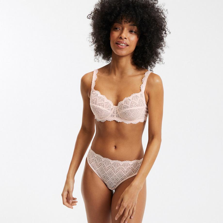La Redoute Collections Lison Lot de 2 Culottes Tout Dentelle  