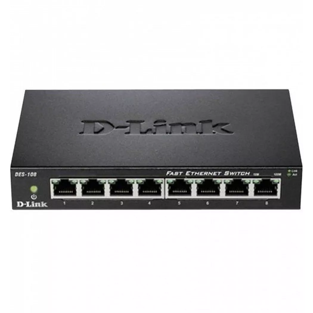 D-Link DES-108 Black