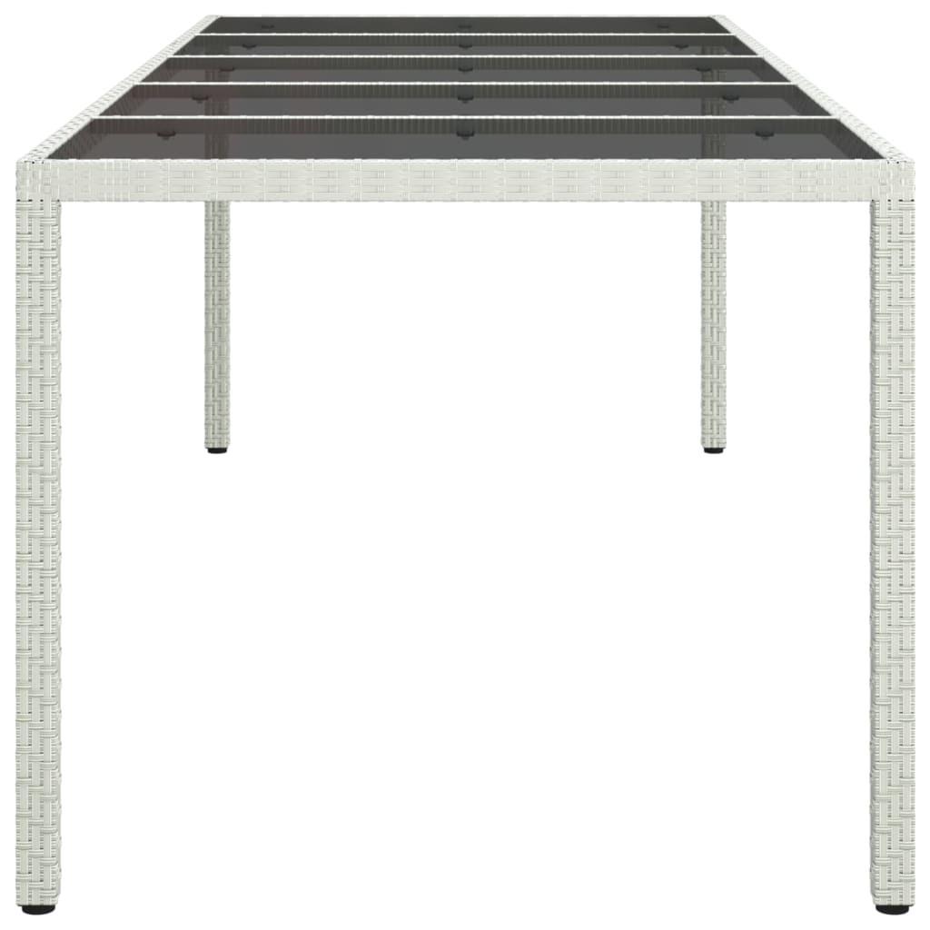 VidaXL Table de jardin rotin synthétique  