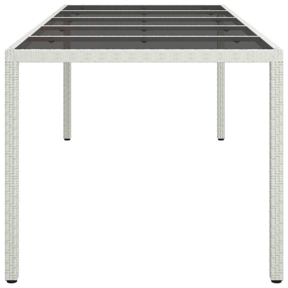 VidaXL Table de jardin rotin synthétique  