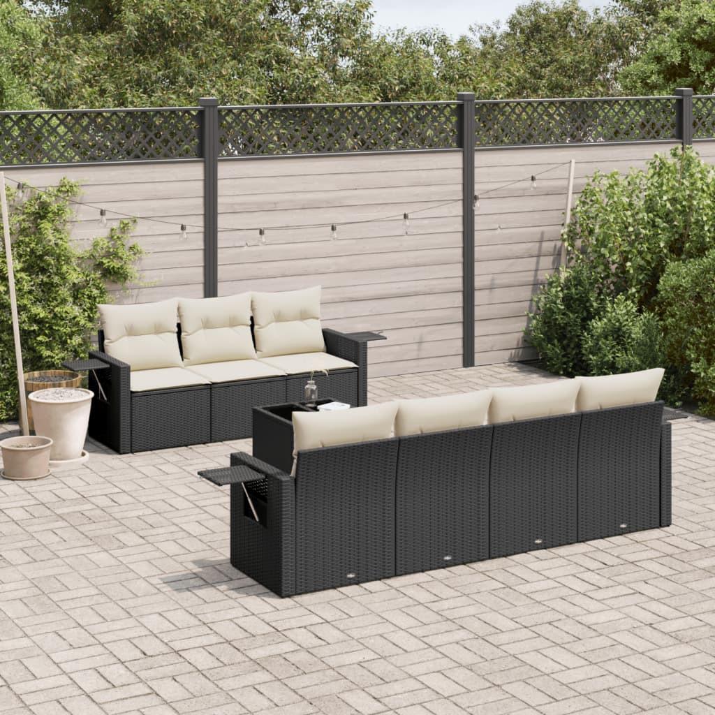 VidaXL set divano da giardino Polirattan  