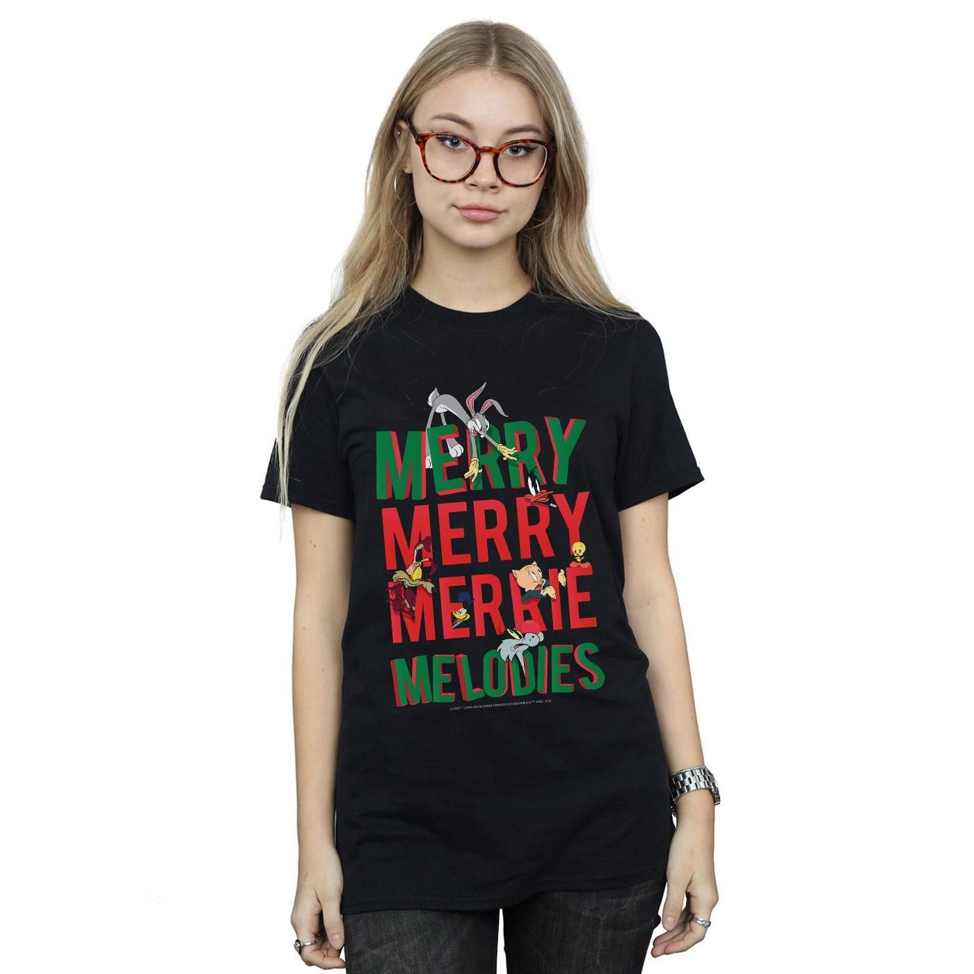 LOONEY TUNES  Tshirt MERRY MERRIE MELODIES 