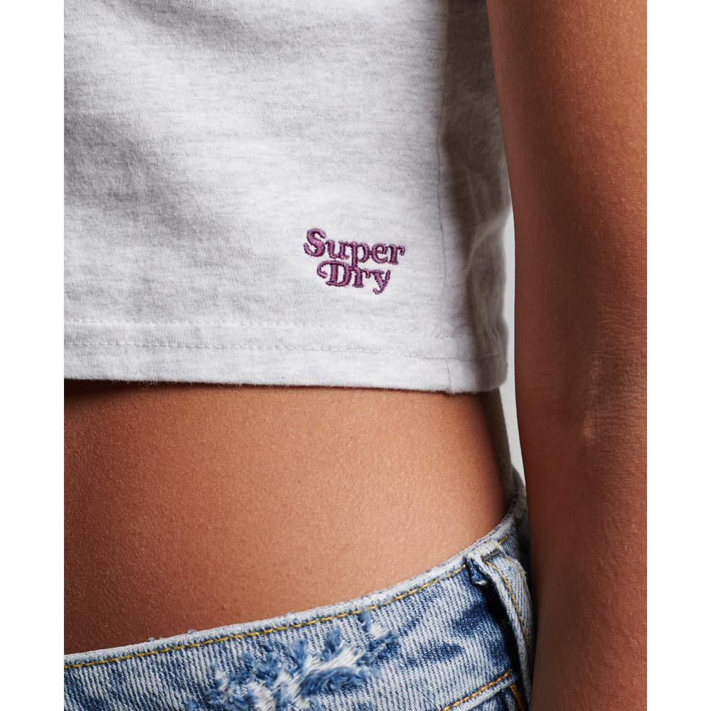 Superdry  t-shirt court rayé vintage 