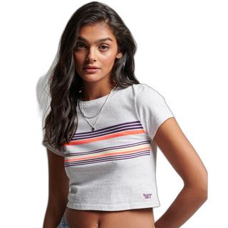 Superdry  t-shirt court rayé vintage 