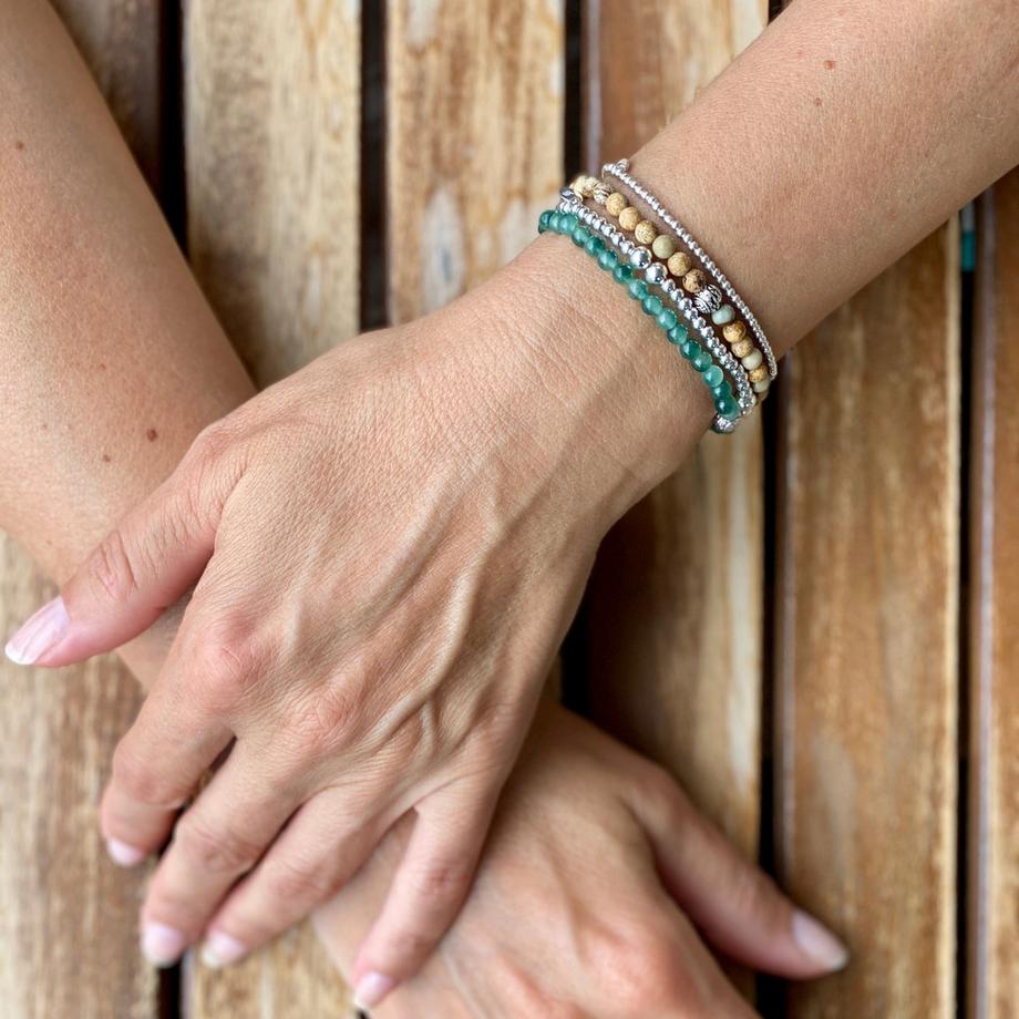 Balibay  Byla armbänder vereint als Bundle mit Edelsteinen 