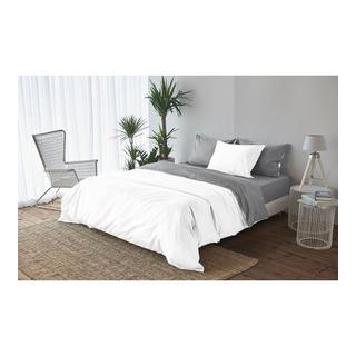 Living Home Uni Satin Doubleface Kissenbezug  