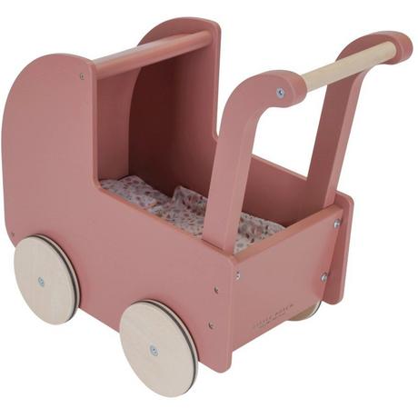 Little Dutch  Little Dutch Puppenwagen aus Holz FSC inkl. Textilien 