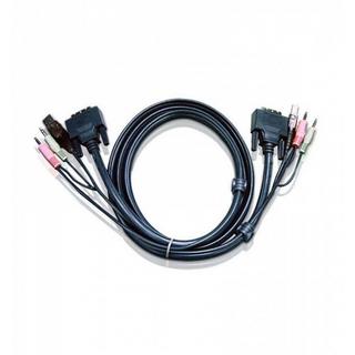 ATEN  2L-7D02U (KVM-Kabel mit USB- und DVI-D-Steckern) 