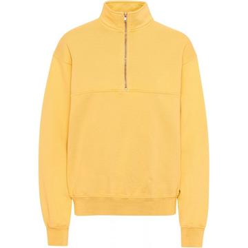 Sweatshirt 1/4 zip  Organic lemon yellow