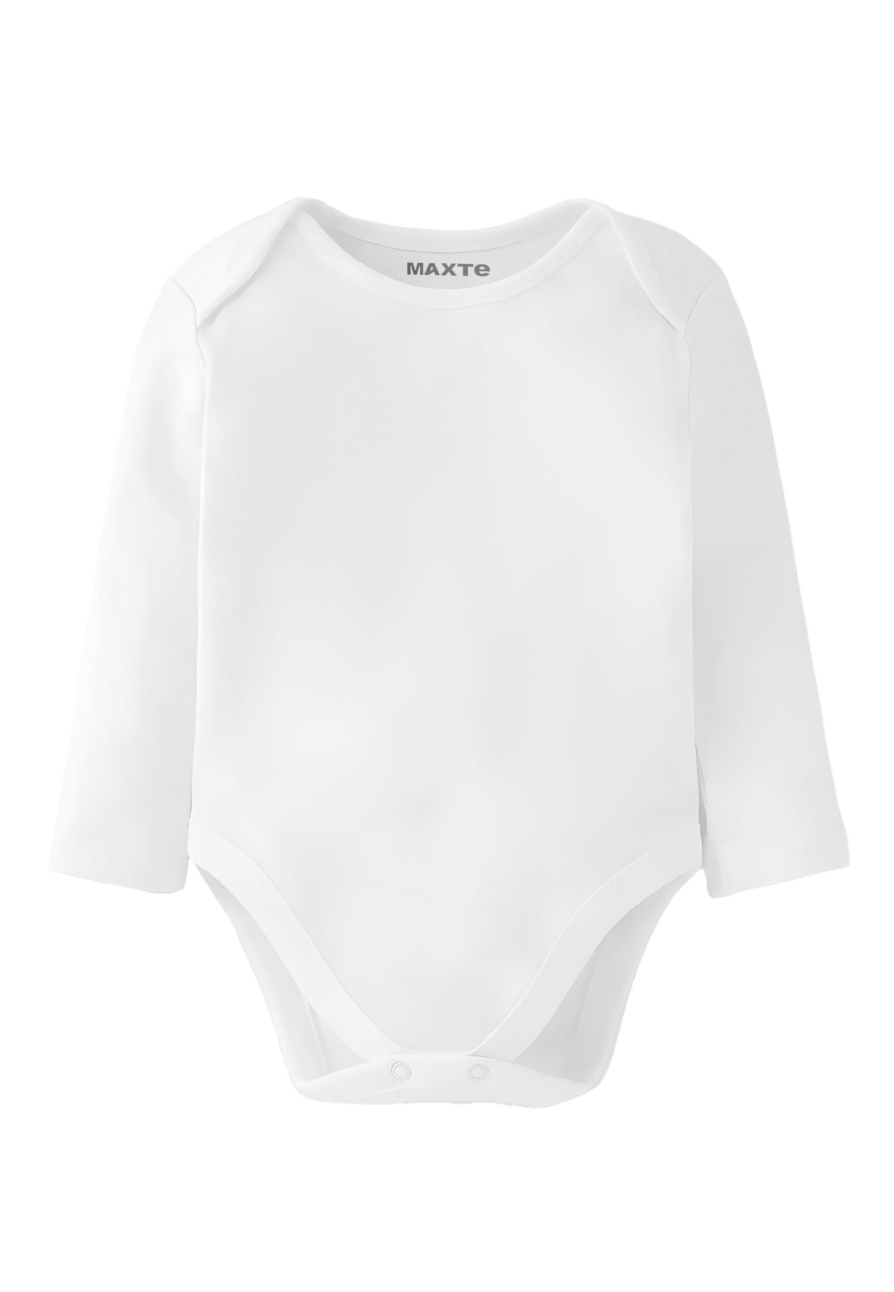 Maxte Baby Langarm Body Unisex 5er-Pack  
