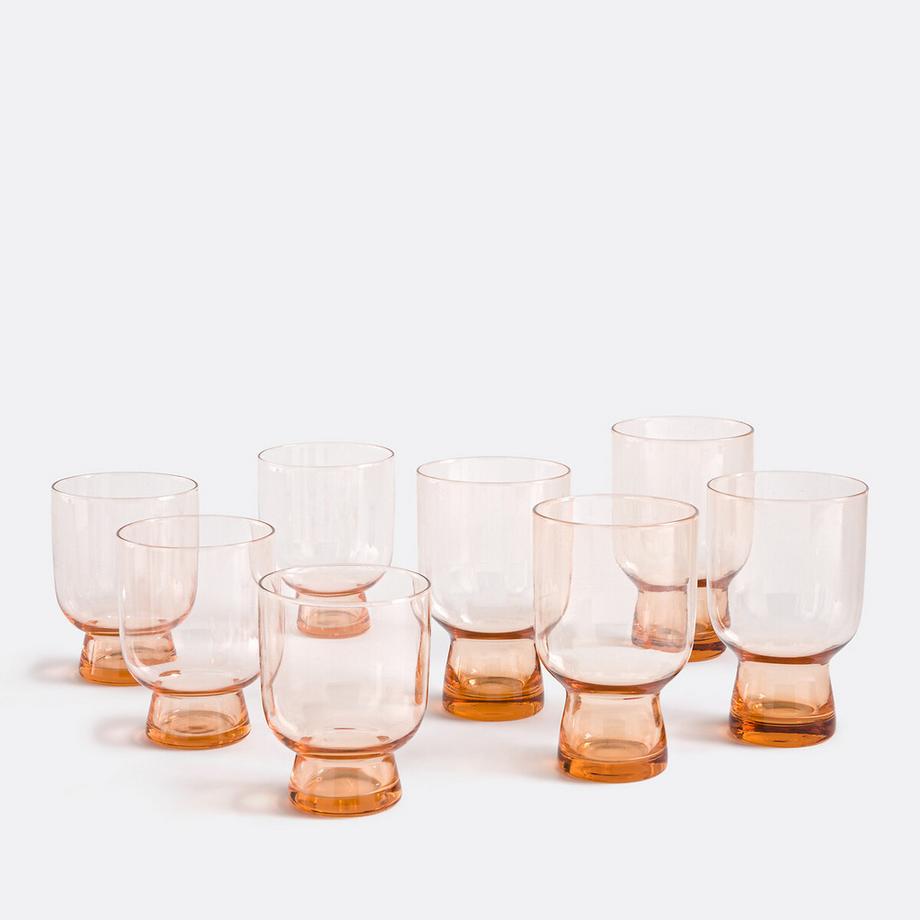 La Redoute Intérieurs Lot de 4 verres à eau colorés  