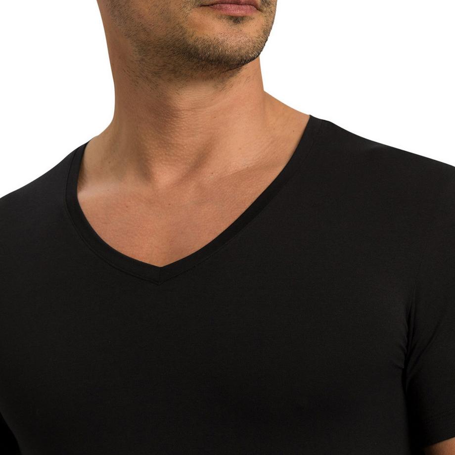 HANRO Cotton Superior V-Shirt  