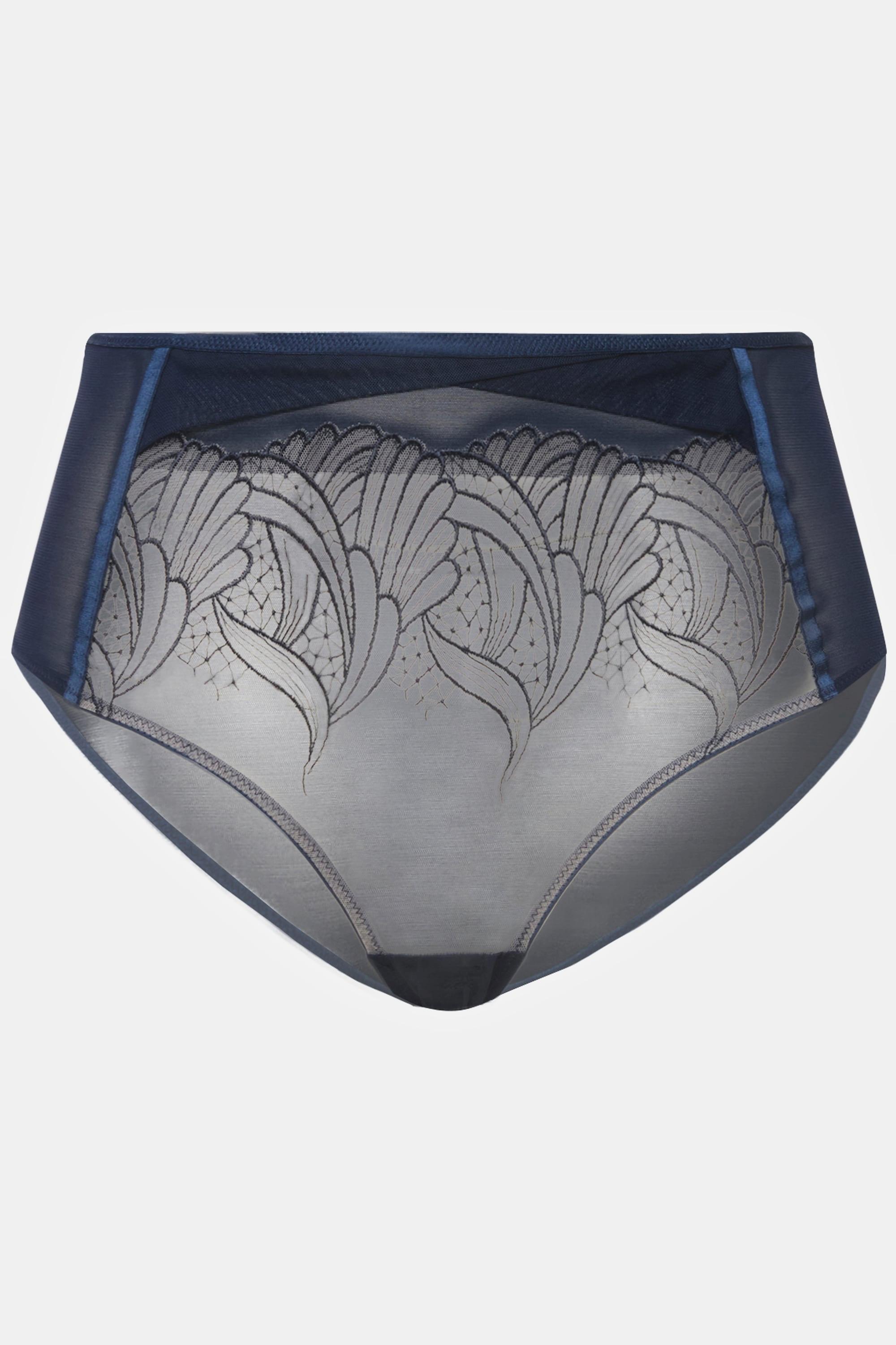 Ulla Popken Maxi Slip Mesh Pizzo Delicato  