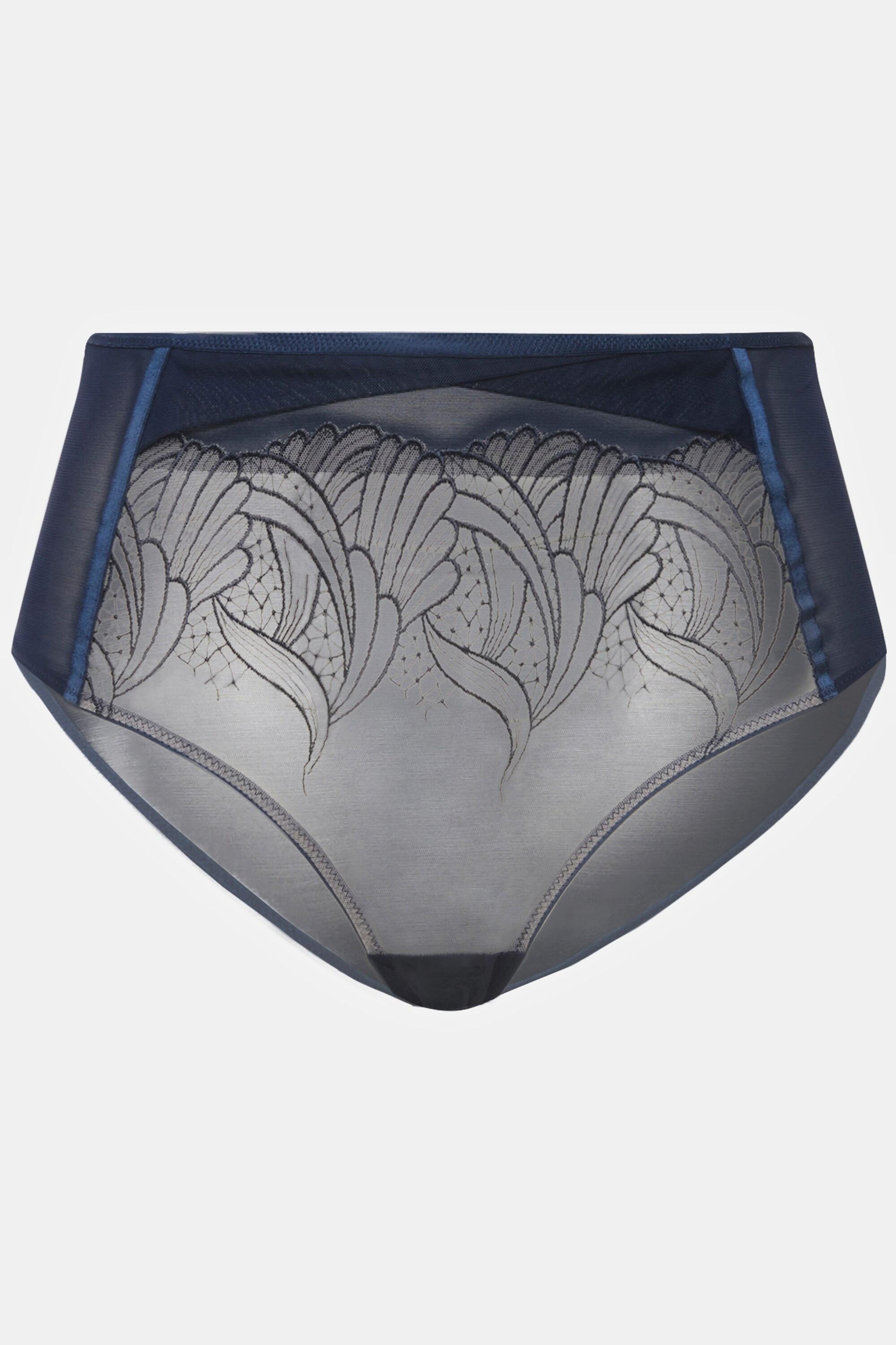 Ulla Popken Maxi Slip Mesh Pizzo Delicato  