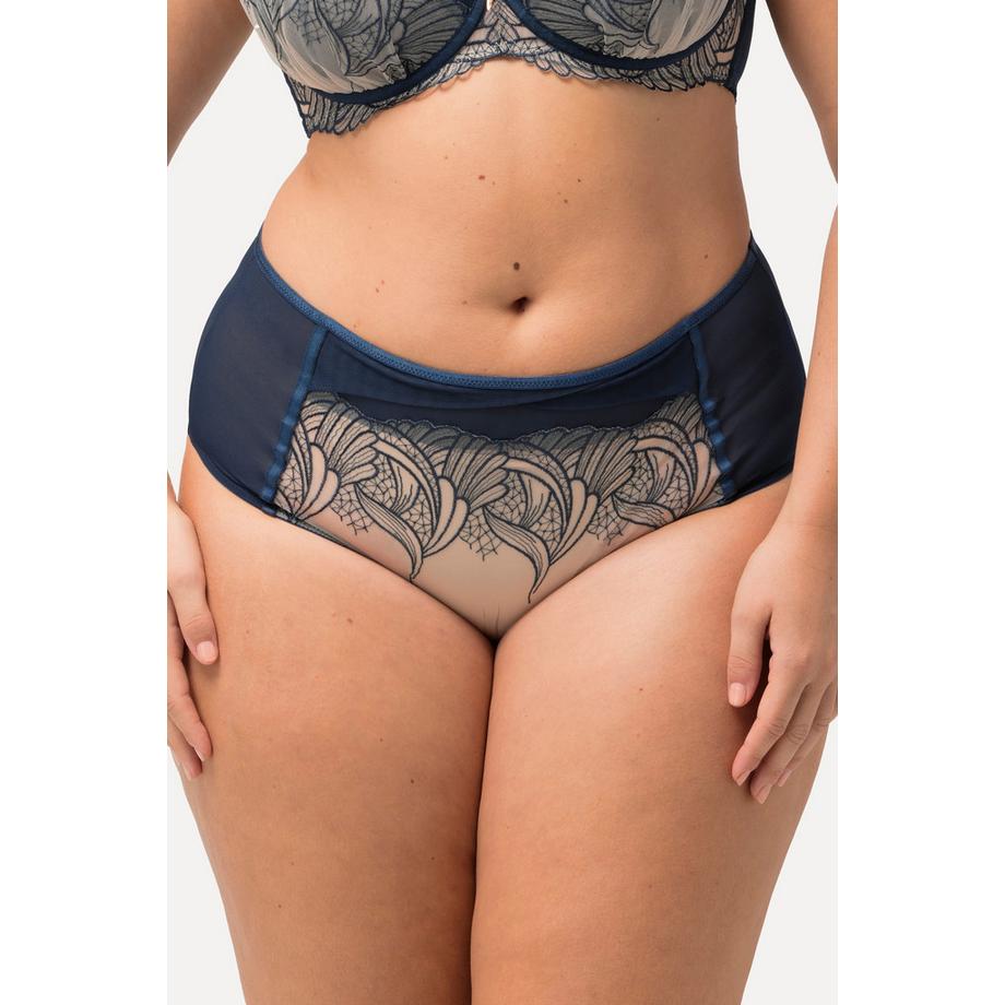 Ulla Popken Culotte Maxi Mesh Dentelle Délicate  