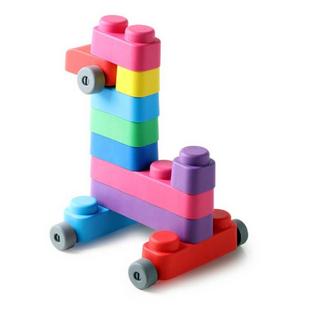 Montessori  15 blocs souples et 12 roues - Jouets Montessori, jouets éducatifs 