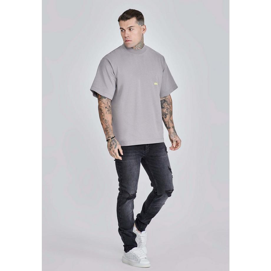 Sik Silk T-Shirt Oversized avec Imprimé Logo  