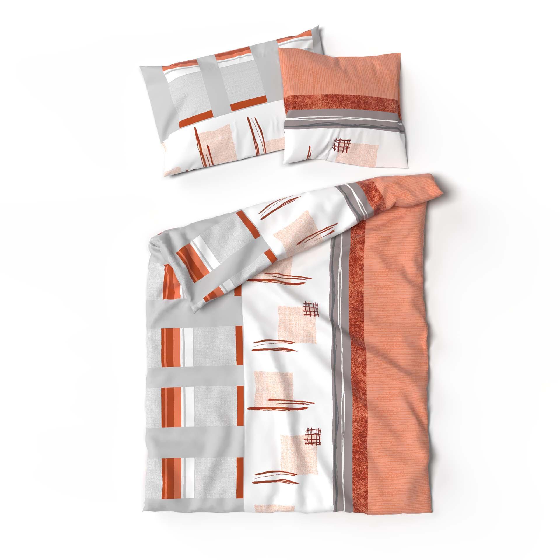 Lotus Bettwaren Malea Linge de Lit Jersey Orange  