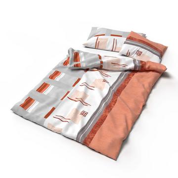 Lotus linge de lit jersey Malea orange