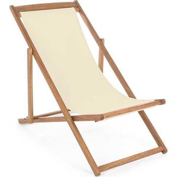 Chaise longue Noemi Ecru