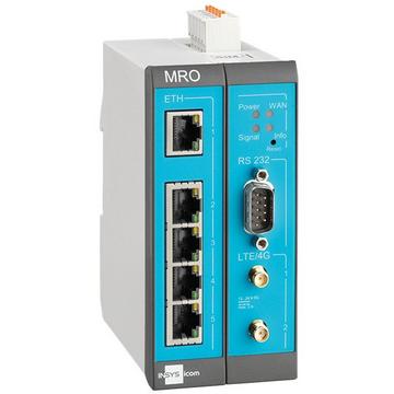 MoRoS MRO-L210 router cablato 10 Gigabit Ethernet, 100 Gigabit Ethernet Blu, Grigio, Bianco