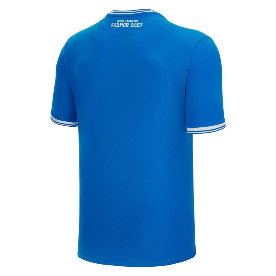 macron T-shirt Polycotone Italia Rugby World Cup 2023  