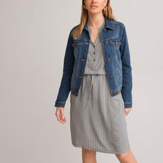 La Redoute Collections  Jeansjacke aus Stretch-Denim 