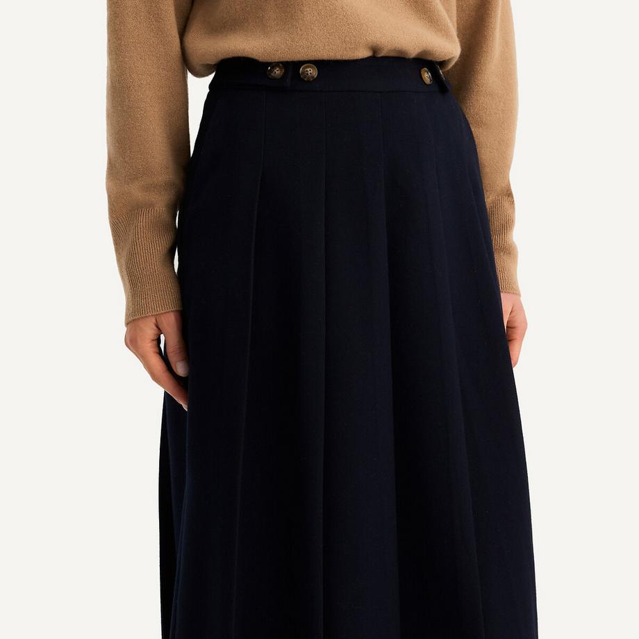 La Redoute Collections Jupe évasée en flanelle A-Line  