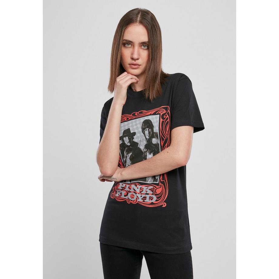 URBAN CLASSICS Pink Floyd Logo T-Shirt  
