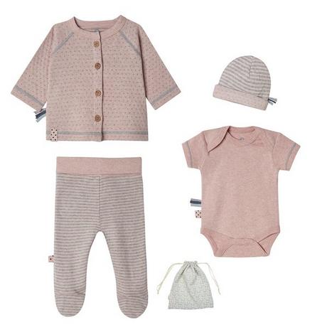 OrganicEra  Neugeborene Jungen Mädchen Kleidung Set aus bio baumwolle, 5-teiliges Set 