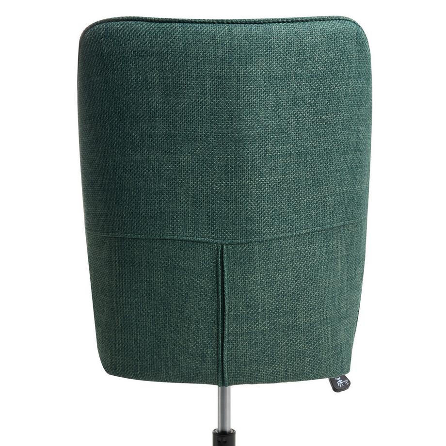 Beliani Chaise de bureau en Lin synthétique Moderne CASTILE  