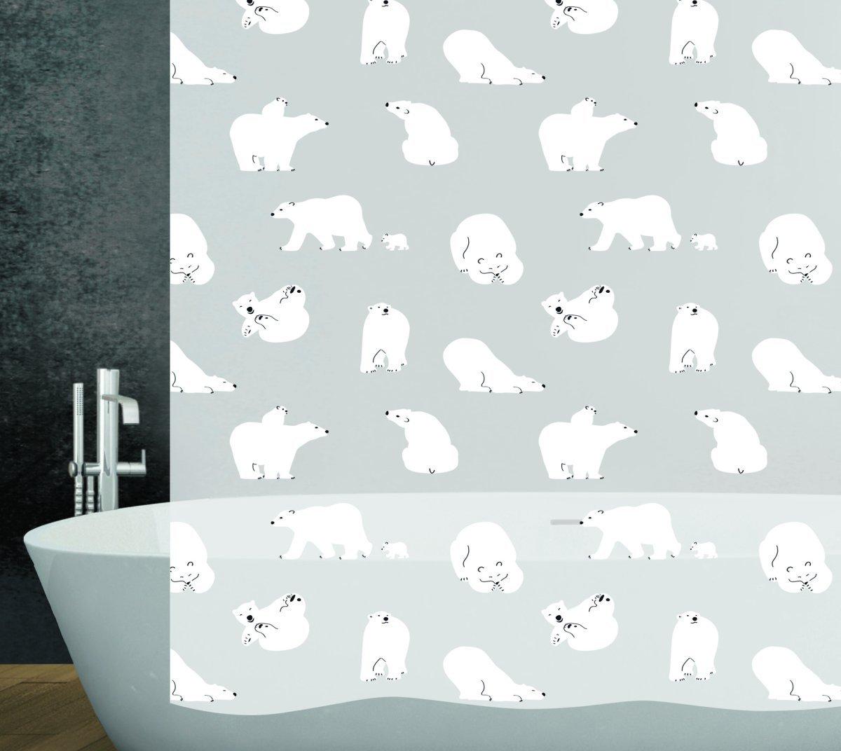 diaqua Duschvorhang PEVA Polar Bear  