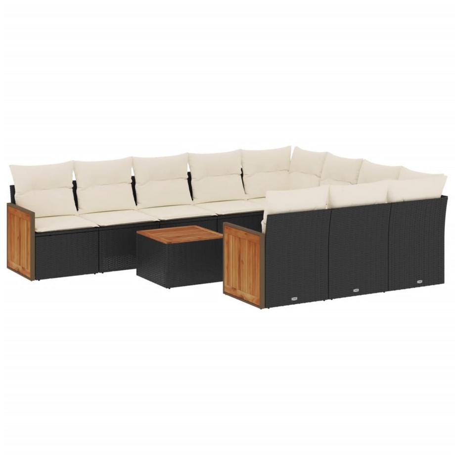 Ensemble de canapés de jardin rotin synthétique