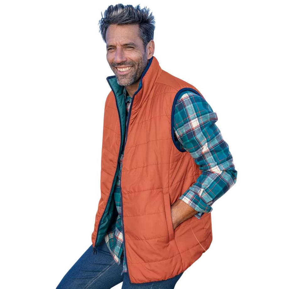 Atlas For Men Gilet Reversibile Imbottita Senza Maniche  