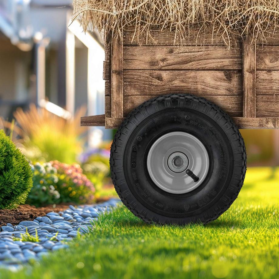 Northix  Sackladerräder 2er-Pack mit Luftbereifung 