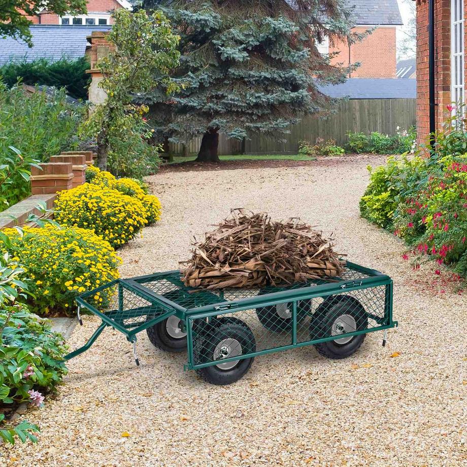 Northix  Sackladerräder 2er-Pack mit Luftbereifung 