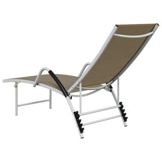 VidaXL Chaise longue aluminium  