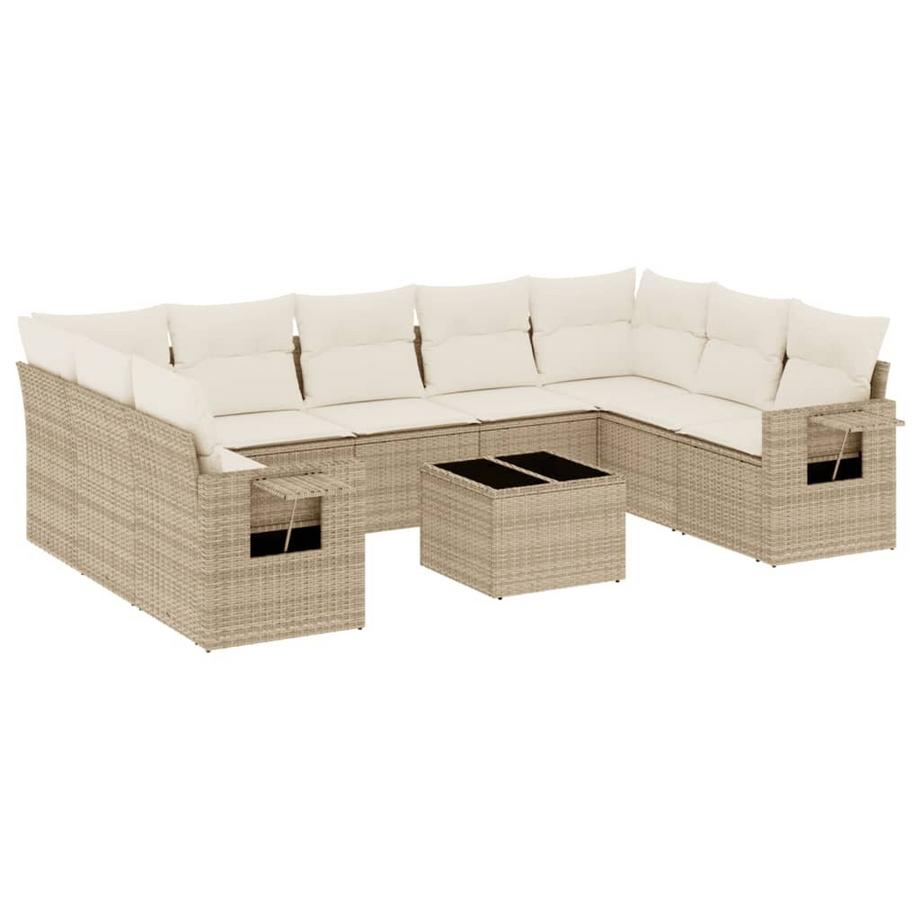 set divano da giardino Polirattan