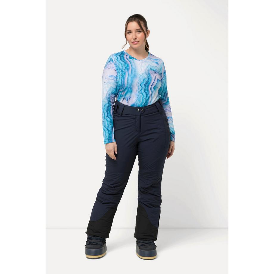 Ulla Popken HYPRAR Pantaloni da sci impermeabili con linguette a strappo  