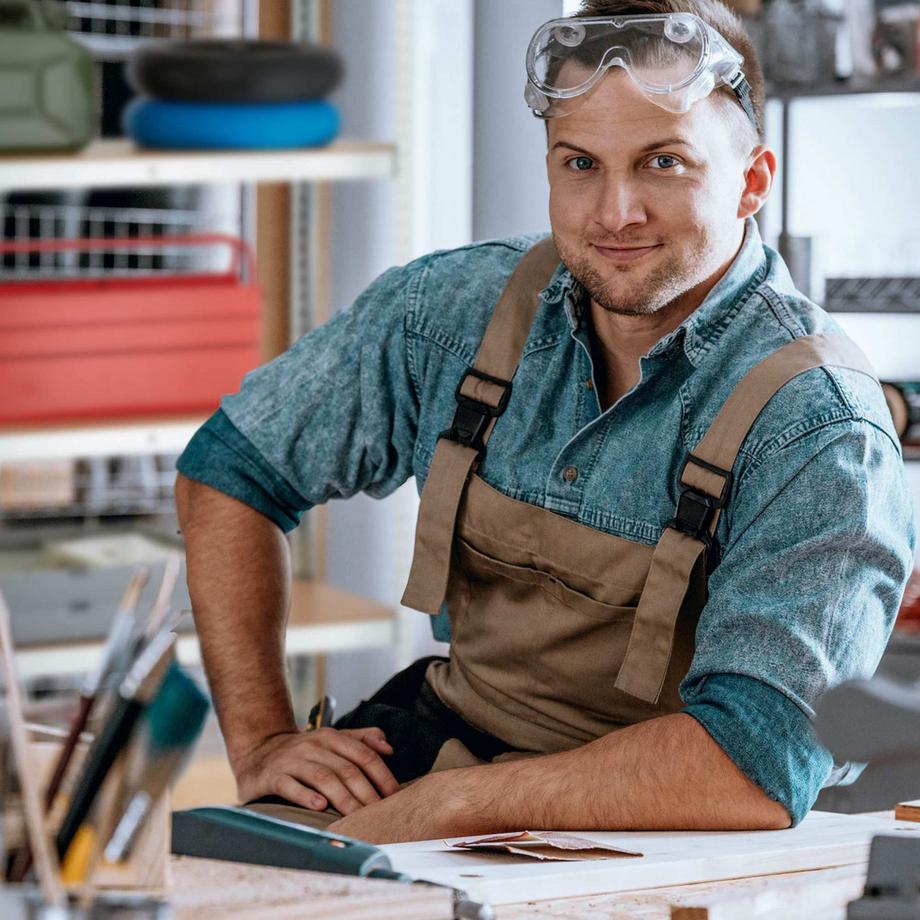 Northix Verzinkte Schwerlastregale mit 5 Ebenen  