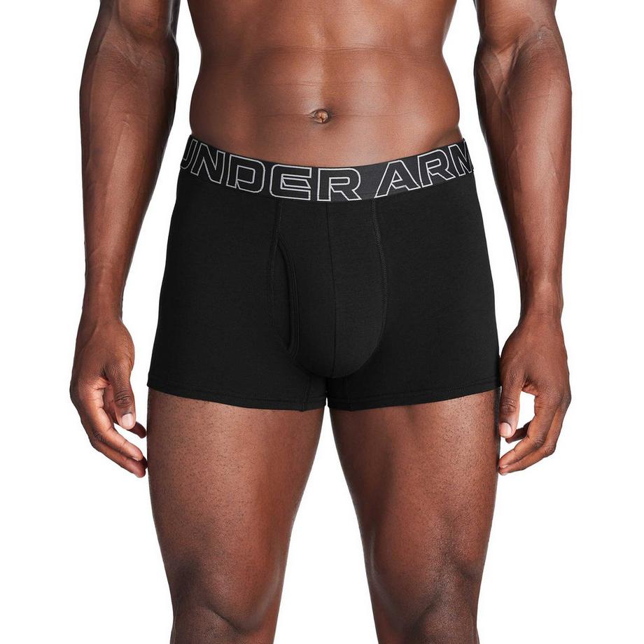 UNDER ARMOUR UA Performance Cotton Solid 3 Inch Boxer 3 Pezzi  