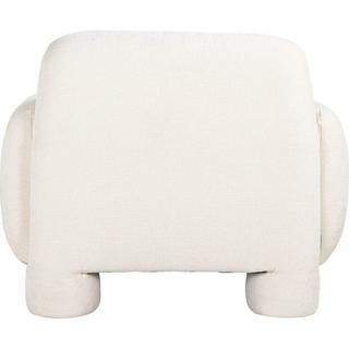 mutoni Fauteuil Boli blanc  