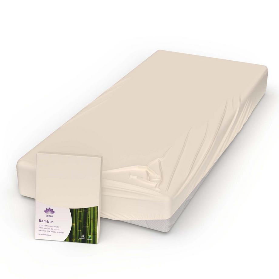 Lotus Bettwaren Lotus Bambus Jersey Fixleintuch  