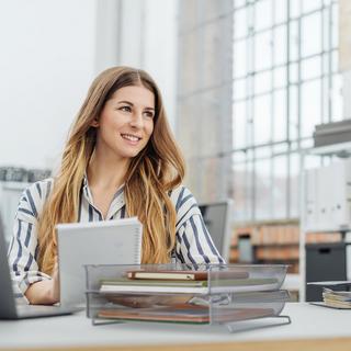 Northio Stapelbare Dokumentenablage aus Metall  