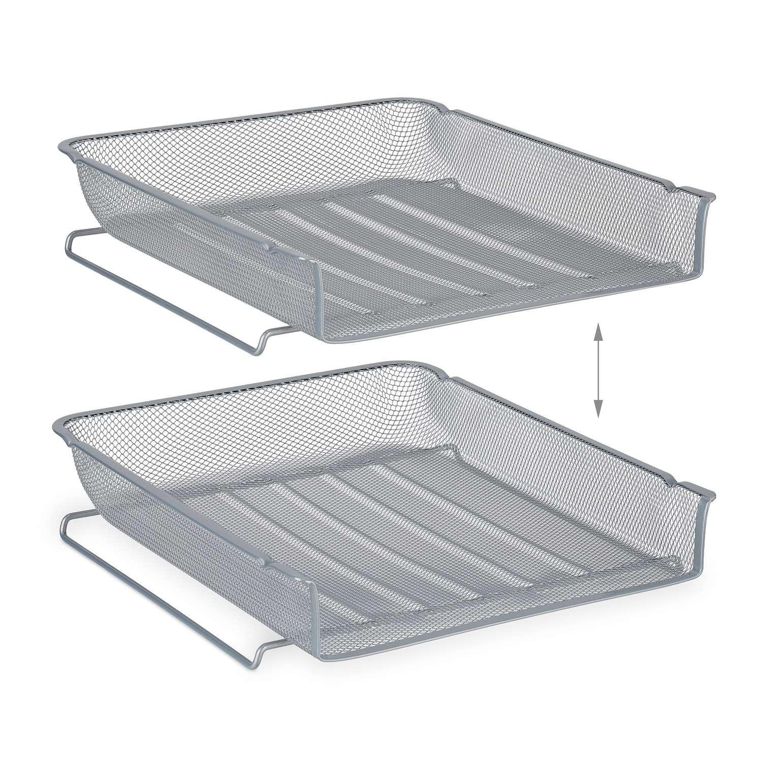 Northio Stapelbare Dokumentenablage aus Metall  