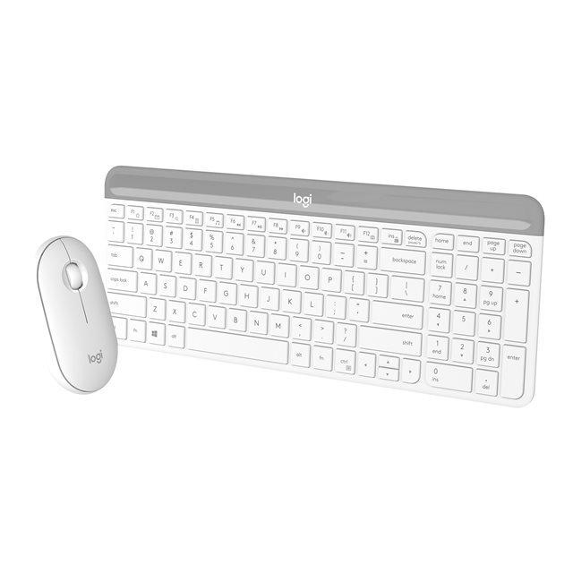 Logitech  Clavier et souris sans fil  MK470 Slim 