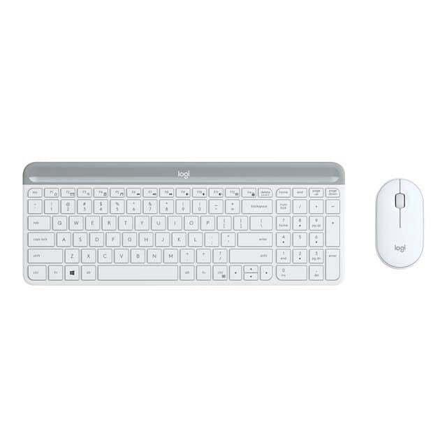 Logitech  Clavier et souris sans fil  MK470 Slim 